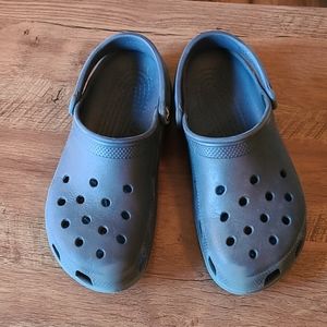 Navy Crocs